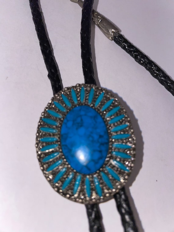 Turquoise Bolo Tie - image 1