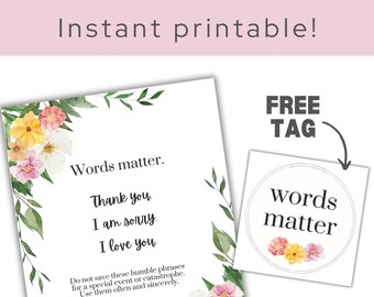 Words Matter Instant Digital Download - LDS General Conference April 2024, Elder Rasband