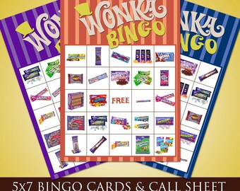 Willy Wonka Favour Etsy