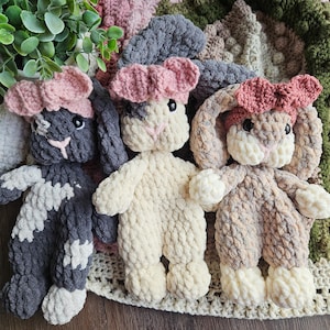Crochet Baby Bunny Snuggler | Crochet Bunny | Handmade Gifts for Children | Baby Rabbit Handmade Snugglers | Bunny