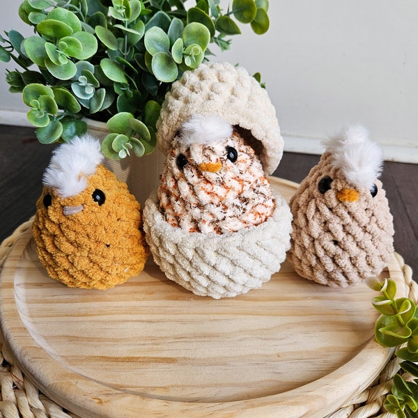 Hatching Chick | Crochet Egg + Baby Chick | Crochet Farm | Crochet Farm Interactive Play | Crochet Hatching Chick | Baby Chicken