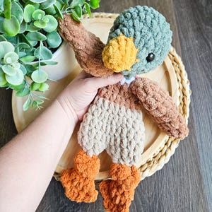 Pato de ganchillo / Pato hecho a mano / Pato hecho a mano / Pato de ganchillo / Pato de ganchillo / Pato de granja Rust