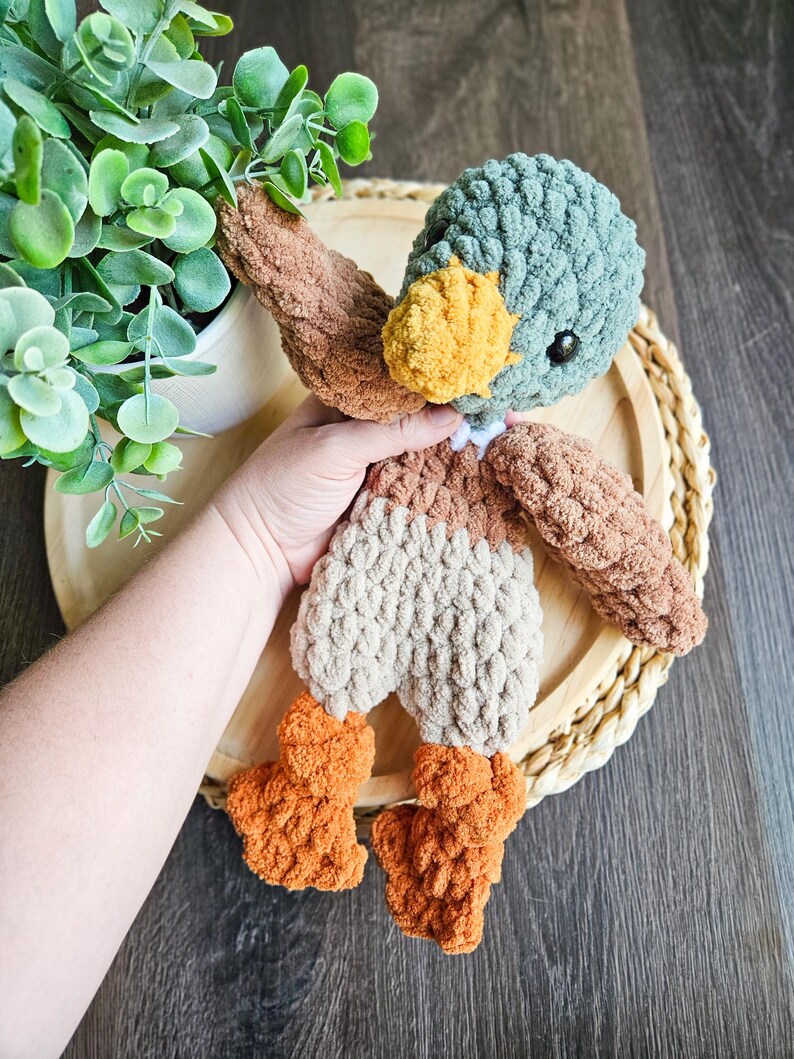 Pato de ganchillo / Pato hecho a mano / Pato hecho a mano / Pato de ganchillo / Pato de ganchillo / Pato de granja Rust