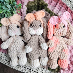 Crochet Bunny Snuggler | Crochet Bunny | Girl Nursery | Handmade Gifts for Children | Baby Rabbit Handmade Snugglers | Bunny | Baby Gift