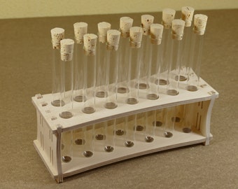 Test tube stand 2-row - different variants