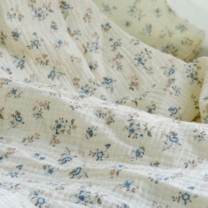 Cotton floral fabric