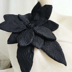 Multi-layered Satin Flowers Applique Patch for Skirts, Jacket, Flower Girl Dress, Dance Costume