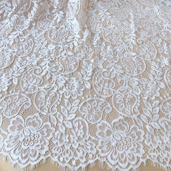 French Lace Fabric - Etsy