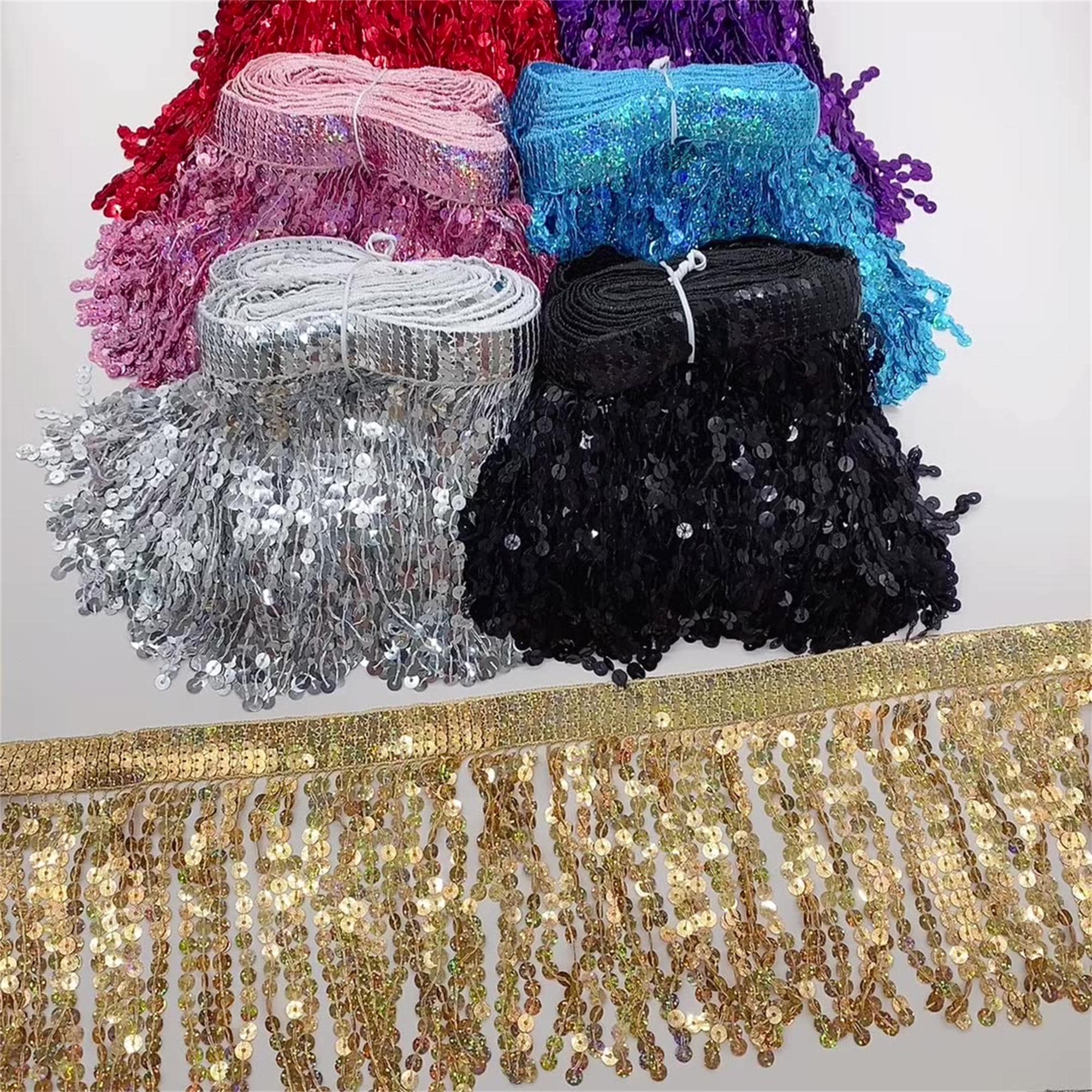 Long Green Sequin Skirt UK