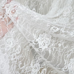 Off White Chantilly Lace Soft French Wedding Dress Lace Fabric - Etsy