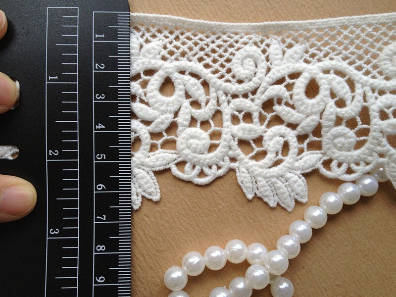CLADDA☆VINTAGE LACE T Vintage Black Lace Trim, 8.26