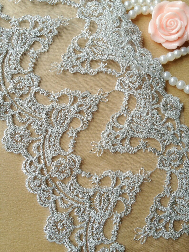 tulle with lace