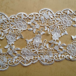 Venedig Elfenbein Spitzenborte Hochzeit Rosen Spitzenborte Aulic Retro Bestickte Spitze 13 cm Breite 2 Meter