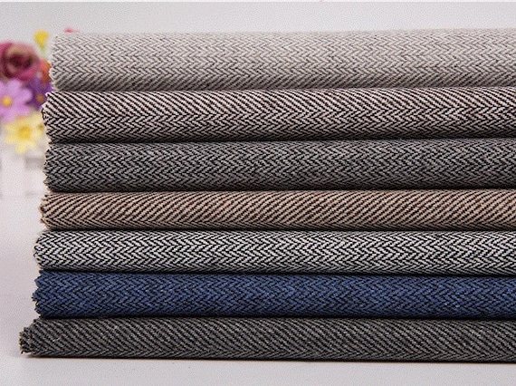 Herringbone Pattern Suit Fabric