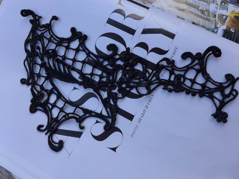 Unique Masquerade Mask in Black for Venetian, Wedding, Birthday party, Halloween