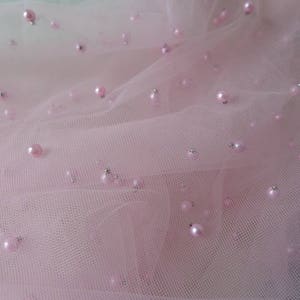 Unique Beading Lace Fabric Soft Tulle Dress Lace Fabric Wedding Gowns Fabric Tutu Dress Lace