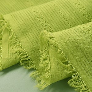 Soft Cotton Jacquard Fabric 55&quot; Wide Cotton Woven fabric for Shirt Dress, Doll Dress, Baby Clothes, Home Decor