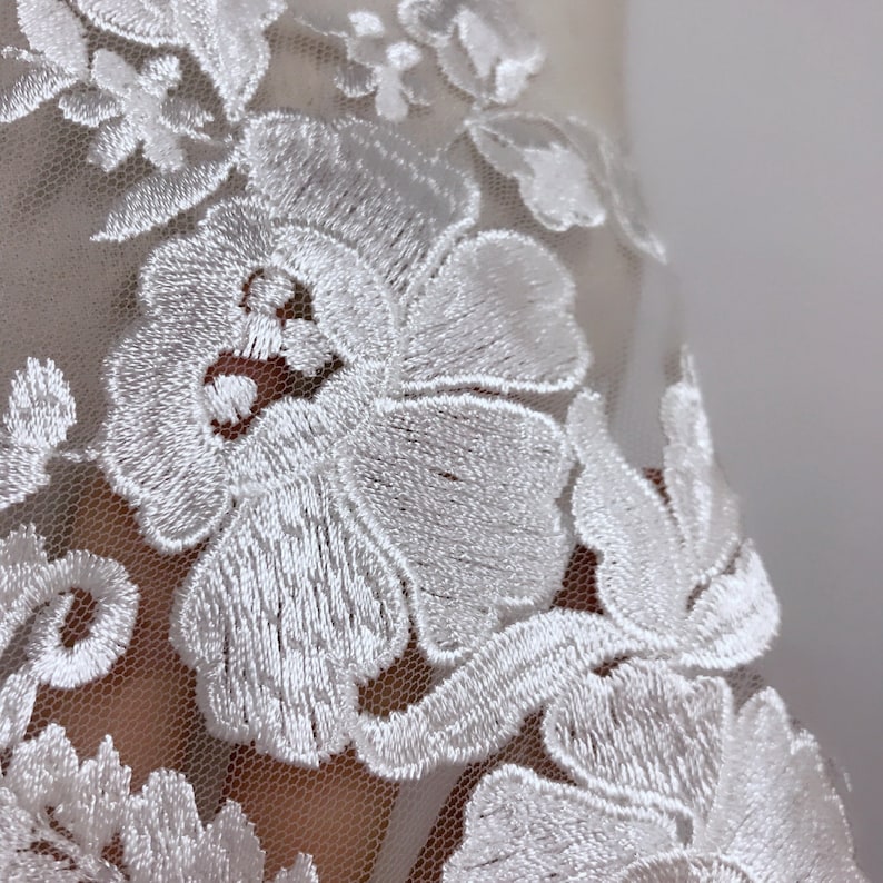 Ivory Embroidery Sewing Lace Applique for Ball Gown Bodice - Etsy