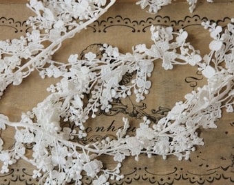 White Venice Lace Trim Super Exquisite Fringe Lace Wedding Bridal Bracelet Jewelry Design 1 Yard