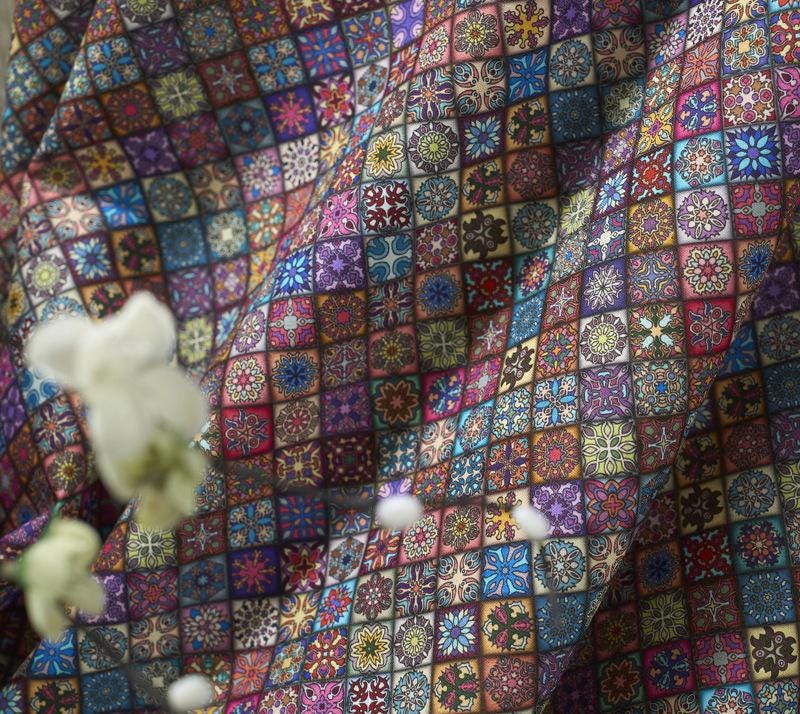 Moroccan fabric - Etsy 日本