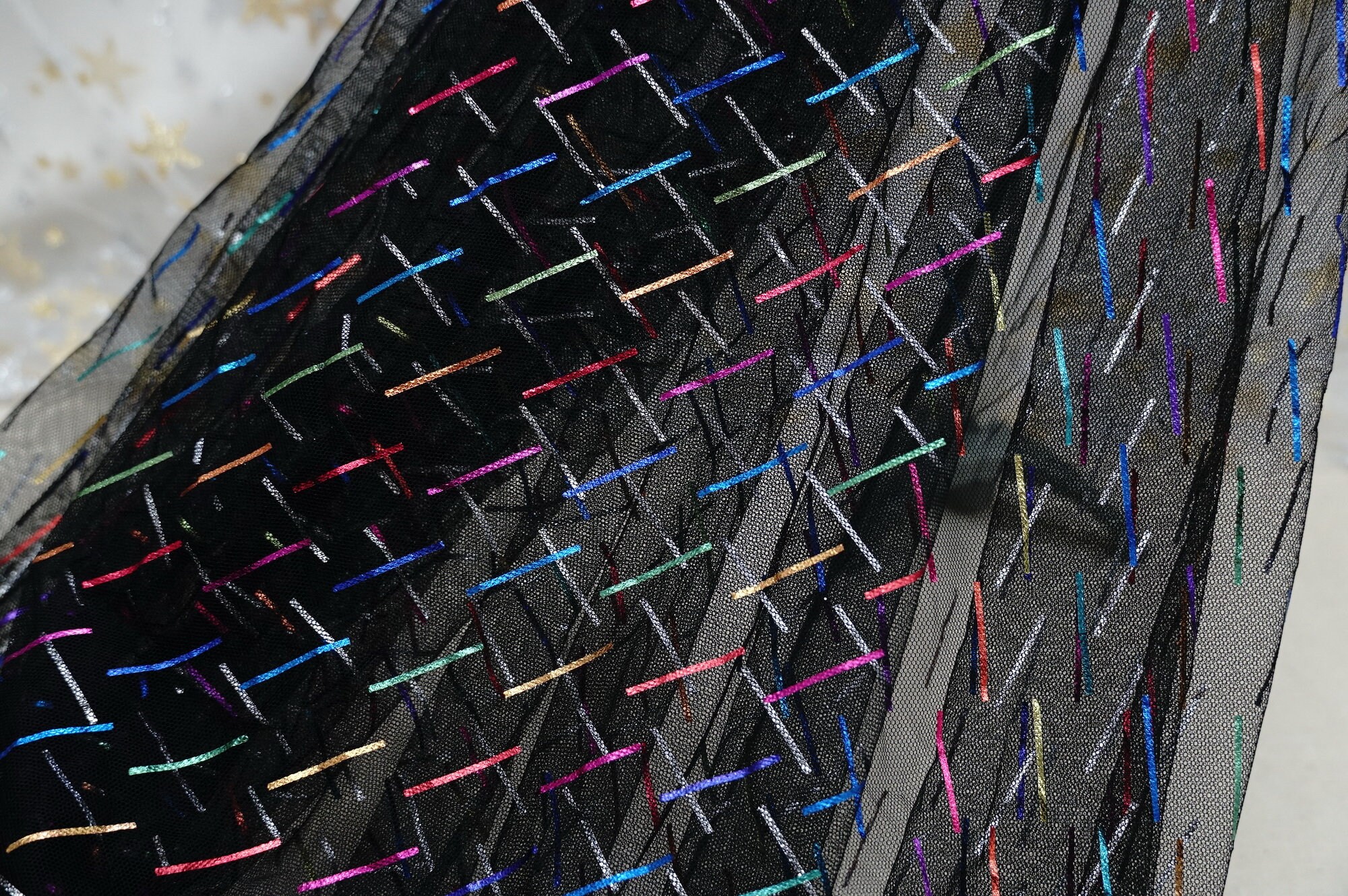black and white striped laces