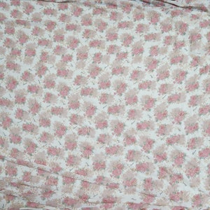 1 Yard Chiffon Fabric Pink Rose Floral Exquisite Bridal Wedding Fabric ...