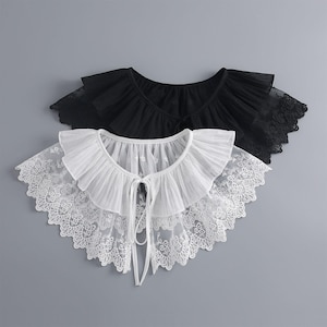 Sheer Lace Collar - Etsy Sheer Lace Collar - Etsy