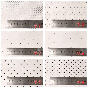 Tencel Cotton Polka Dot Print Fabric, Black Polka Dot on White Fabric, Maxi Dress, Halter Top, Slip Dress, Quilting Fabric image 5