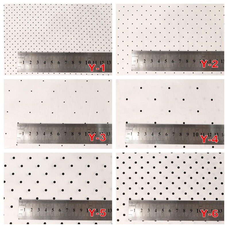 Tencel Cotton Polka Dot Print Fabric, Black Polka Dot on White Fabric, Maxi Dress, Halter Top, Slip Dress, Quilting Fabric image 5