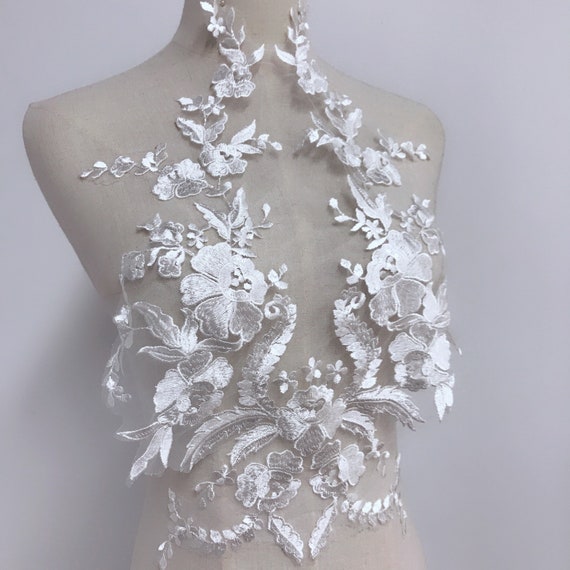 elegant lace wedding dress with sleeves Elegant Lace Long Sleeves Mermaid White Wedding Dress WD110 US16 / Ivory main image 0