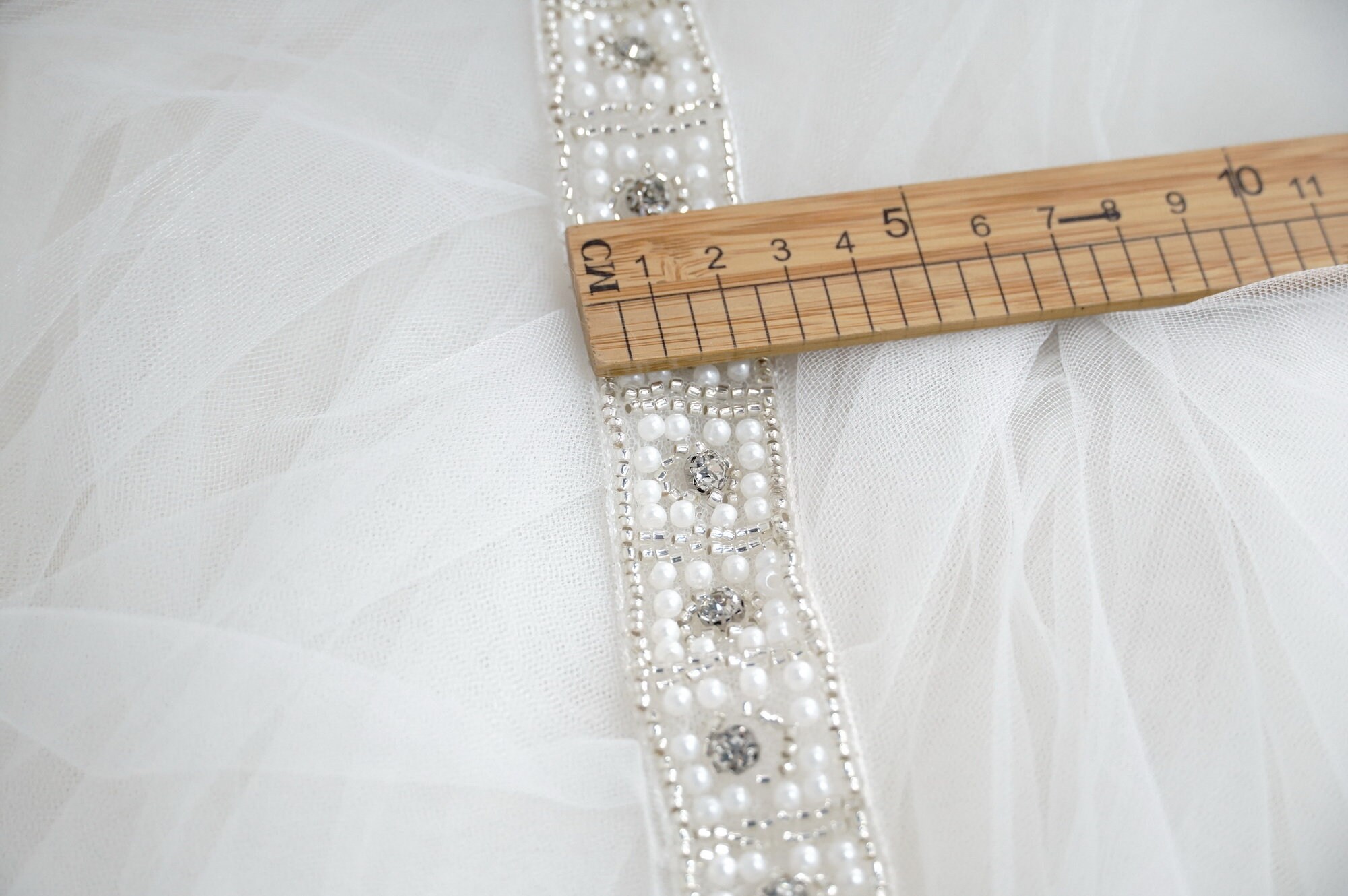 beaded bridal trim