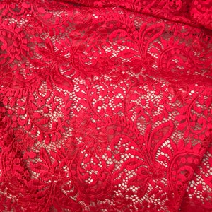 4-Wege-Stretch-Gewebe, weiches elastisches Blumenspitze-Gewebe, Abendkleid-Spitzen-Gewebe