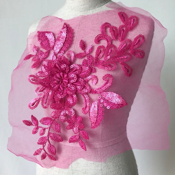 Hot Pink Lace Etsy