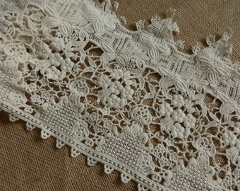Cotton Lace Fabric | Etsy
