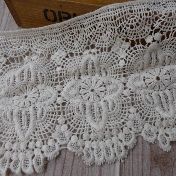 Crochet Lace Fabric - Etsy