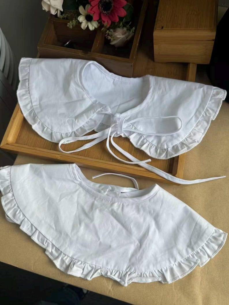 Black / White Detachable Collar / Versatile Decorative Neckline ...