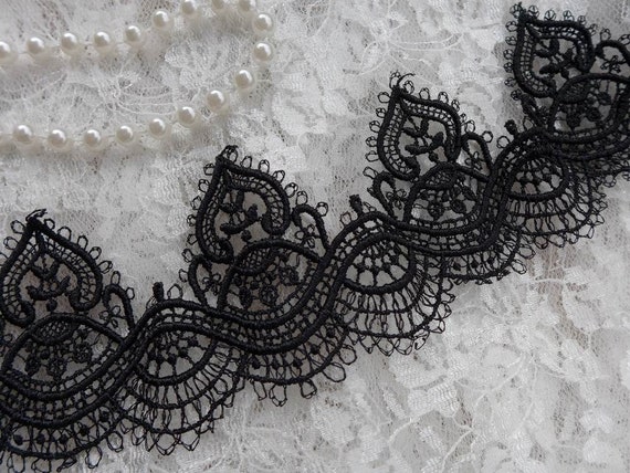 Black Lace Trim - 2 5/16