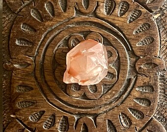 Red Phantom Calcite Crystal