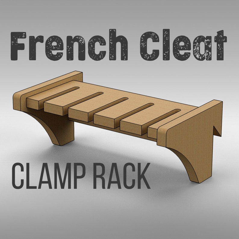 French Cleat Clamp Rack. /Tool Storage Wall French Cleat Etsy