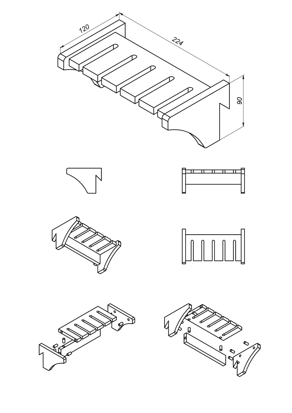 French Cleat Clamp Rack. /Tool Storage Wall French Cleat Etsy