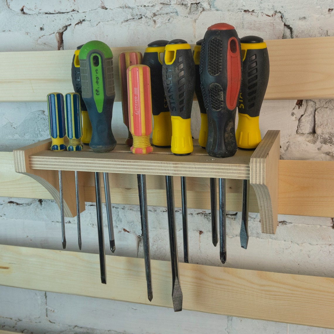 French Cleat SCREWDRIVER Rack. /Tool Storage Wall French Etsy