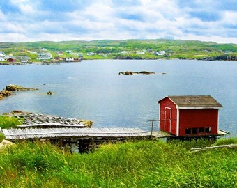 Newfoundland Fishing Stage Art, Barr'd Islands, Fogo Island Art, Fine Art Print By Heidi Fry
