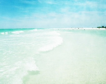 Siesta Key Florida Art, Beach Photography, Tropical Ocean Art, Large Beach Art