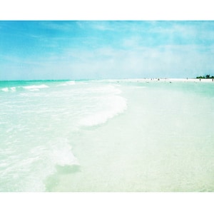 Siesta Key Florida Konst, Strandfotografi, Tropisk Havskonst, Stor Strandkonst