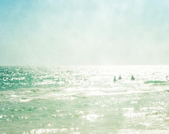 Beach Photography, Siesta Key Florida Art, Modern Ocean Photography, Large Wall Art