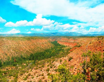 Frijoles Canyon Art, New Mexico Landscape Photography, Nature Photography