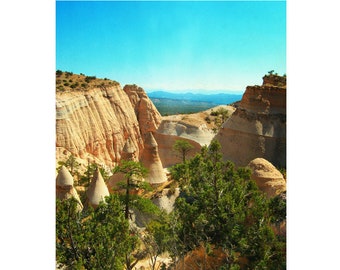 Southwestern Landscape Photography, Tent Rocks Photography, Geology Art Prints