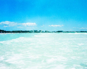 Florida Beach Art, Siesta Key Print, Tropical Ocean Photography, Swimming In The Gulf Of Mexico