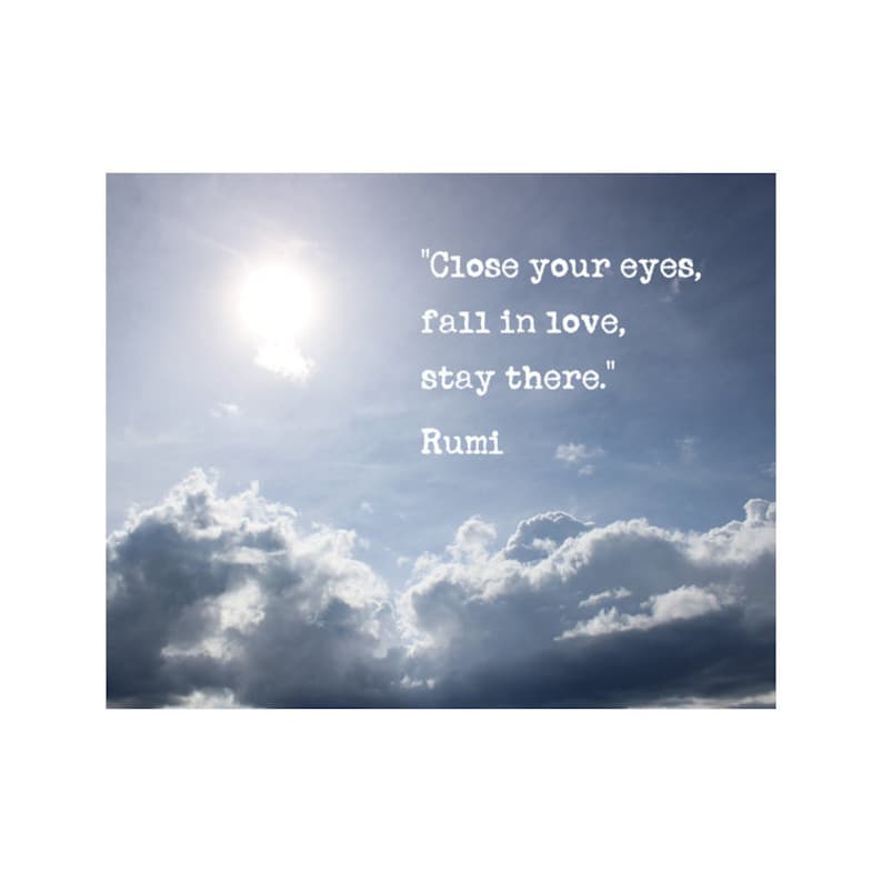 Rumi Quotes Zen Art Gratitude Quotes Mindfulness Art | Etsy