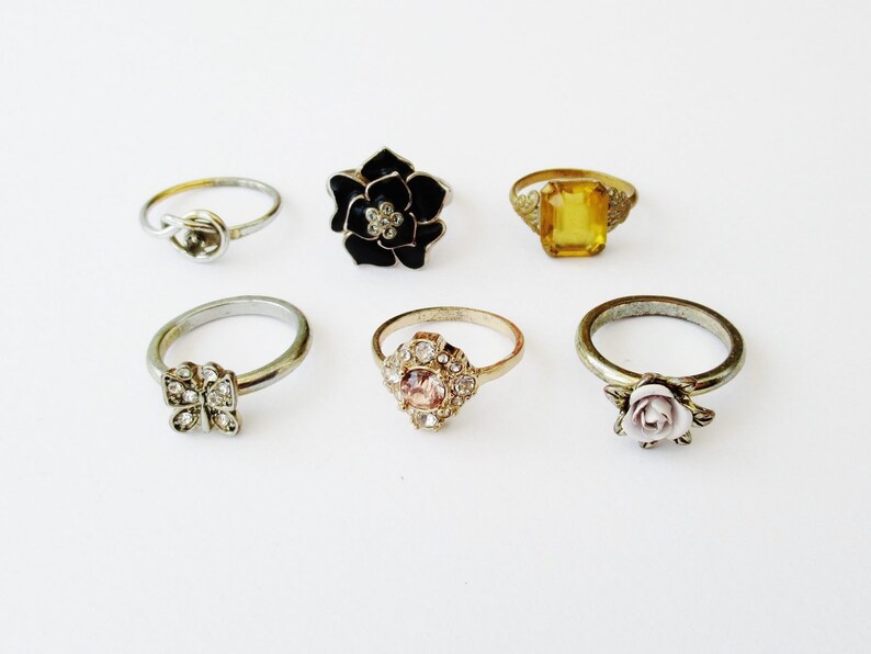 nuevo JOBLOT Bisutería 30 todo tipo de anillos